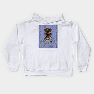 Steampunk Octopus Cuckoo Clock Kids Hoodie